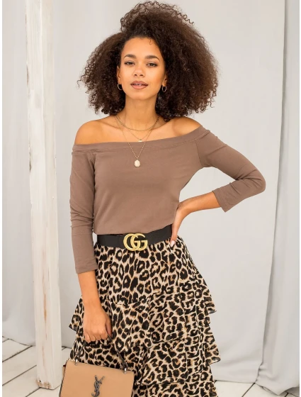 Blúzka RV BZ 4692.99 hnedá