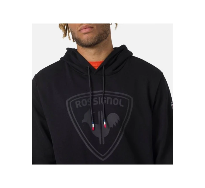 Rossignol LOGO SWEAT HOOD FL mikina čierna