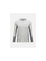 Termotričko PEAK PERFORMANCE Magic Crew Wool-blend Baselayer Men, sivé