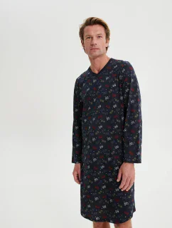 Noční košile s dlouhým rukávem model 18936648 - Vamp