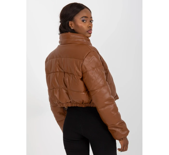 Dámsky kabát NM KR D2 3820 hnedý