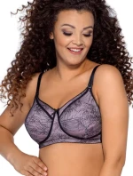 Dámska podprsenka AV 1997 čierno / fialová - AVA