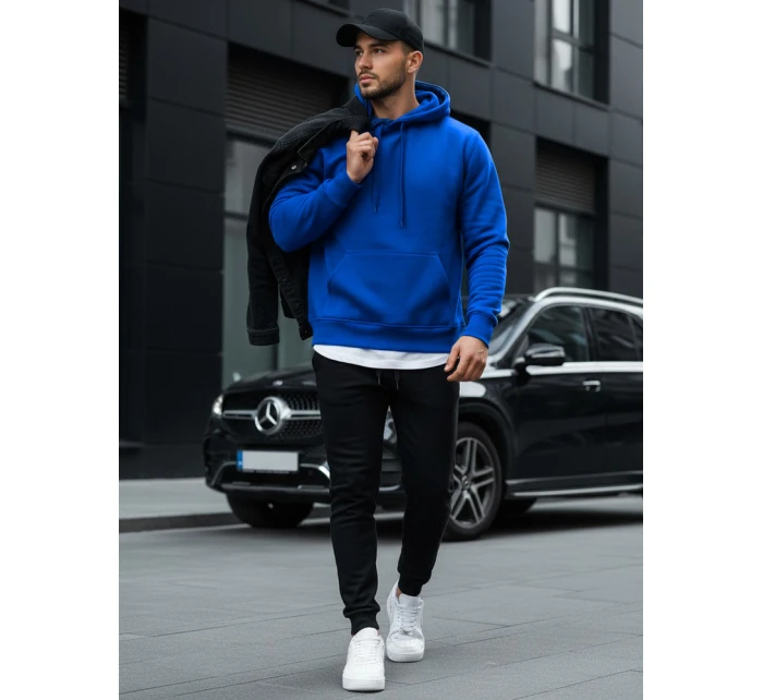 Pánska mikina s kapucňou modrá BX2392 Pánska mikina s kapucňou modrá BX2392