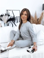 MILIAN dámská tepláková souprava světle šedá Dstreet model 21967780 - FashionStreet