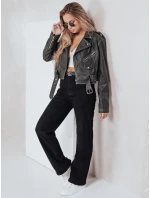 Dámské široké džíny černé model 21992488 - Dstreet Dámské široké džíny černé model 21992488 - Dstreet