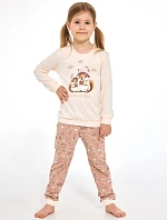 Pyžamo Cornette Kids Girl 594/200 Snack, délka rukávů 86–128