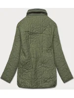 Tenká zelená dámská bunda s ozdobným prošíváním model 15834472 - Ann Gissy