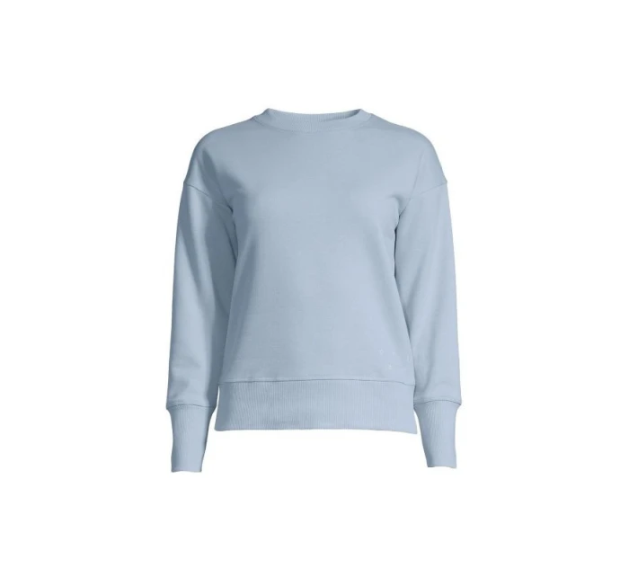 CASALL Froté mikina s prírodným farbením na krku Blue