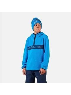 Detská mikina ROSSIGNOL JR ALLTRACK ANORAK FLEECE, modrá