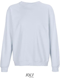 SOL'S Columbia Unisex mikina 25.3814 krémovo modrá