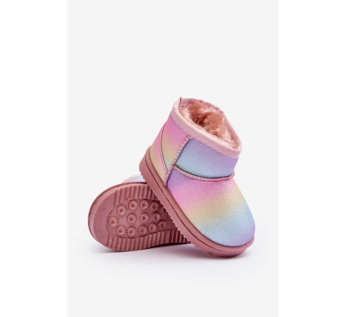 Dziecięce Ocieplane Botki Śniegowce Multikolor Gooby