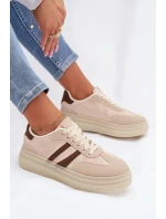 Dámské tenisky na platformě Béžové Galleria