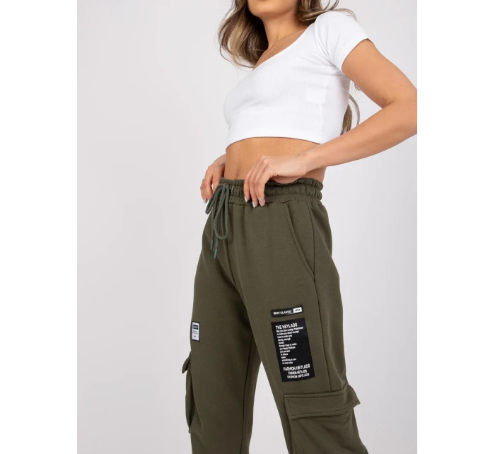 Tepláky RV DR 7461.03 khaki