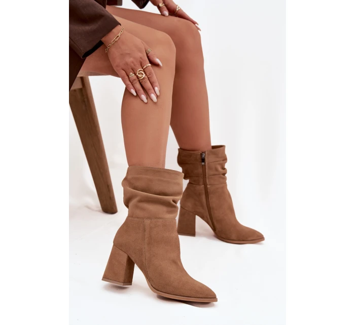 Topánky na podpätku model 220195 Step in style