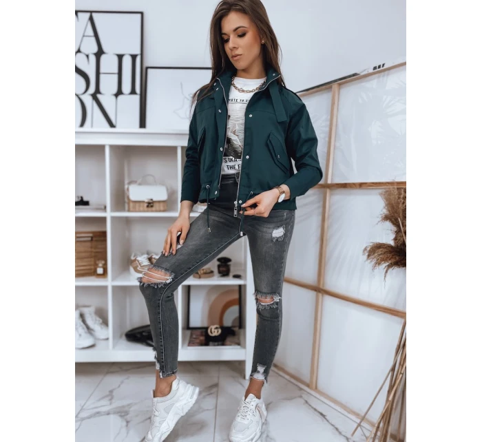 Dámská bunda bomber zelená Dstreet model 21963636 - FashionStreet