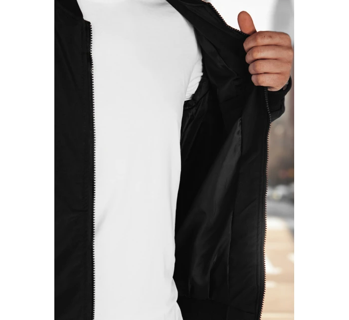Pánská přechodná bunda bomber černá Dstreet model 21986405 - FashionStreet
