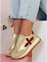 Dámske športové tenisky FLEXIMOT burgundy FashionStreet ZY0904