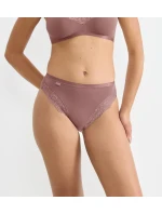 Dámske nohavičky Romance Tai - BROWN - hnedá 1141 - SLOGGI Dámske nohavičky Romance Tai - BROWN - hnedá 1141 - SLOGGI