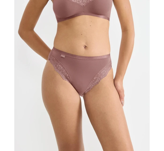 Dámske nohavičky Romance Tai - BROWN - hnedá 1141 - SLOGGI Dámske nohavičky Romance Tai - BROWN - hnedá 1141 - SLOGGI