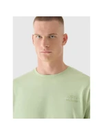 Pánské tričko oversize s potiskem a dlouhým rukávem model 21893082 - 4F Pánské tričko oversize s potiskem a dlouhým rukávem model 21893082 - 4F