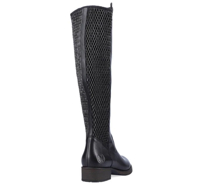 Kožené boty Rieker W model 21891294 černá - Inny