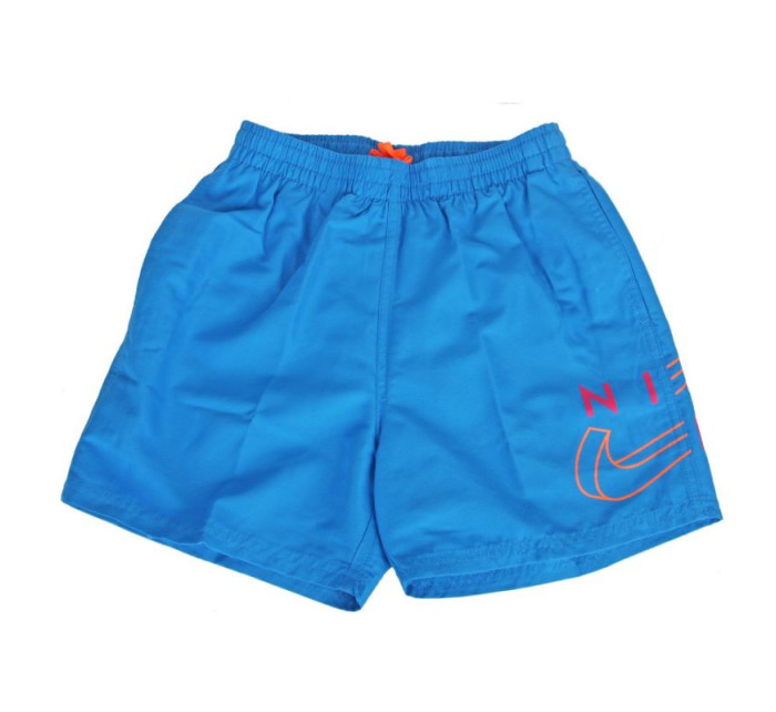 Chlapčenské plavecké šortky Split Logo Lap 4" Jr NESSC786 458 - Nike