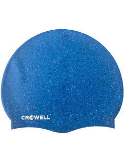 Silikónová plavecká čiapka Crowell Recycling v perleťovo modrej farbe.5