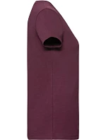 Russell Athletic 108F Dámske tričko Pure Organic 10.108F bordová