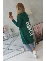 Zelená bunda s potiskem Zelená bunda s potiskem