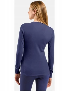 Odlo BL TOP spodné prádlo s dlhým rukávom l/s ACTIVE WARM veľkosť M Blue
