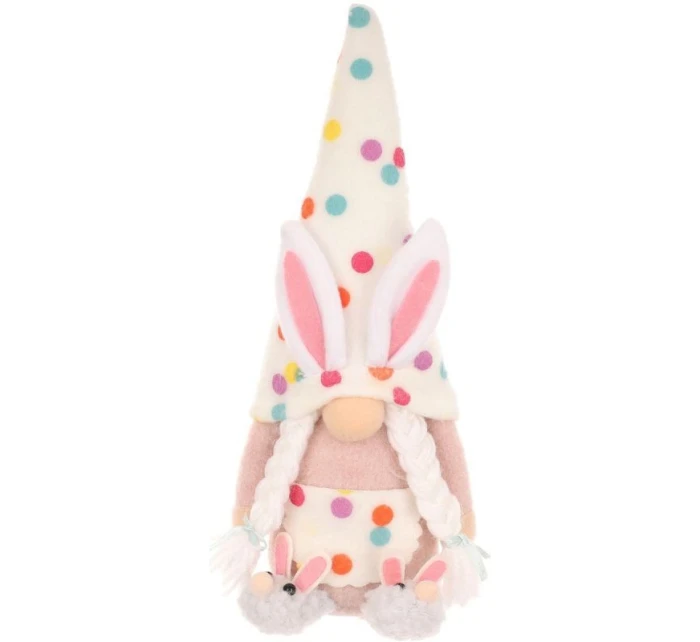 TRPASLÍK ZAJAC 25CM HRÁŠOK DIEVČA JARNÁ DEKORÁCIA