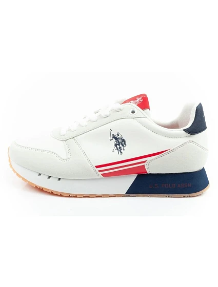 U.S. Polo model 22115504 sportovní boty tenisky pánské módní pohodlné bílé