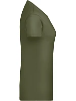 Daiber 8007 Dámske tričko z bio bavlny 02.8007 olivová