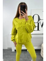 model 18753683 bavlněná souprava pistácie - K-Fashion