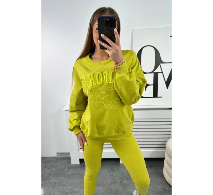 model 18753683 bavlněná souprava pistácie - K-Fashion