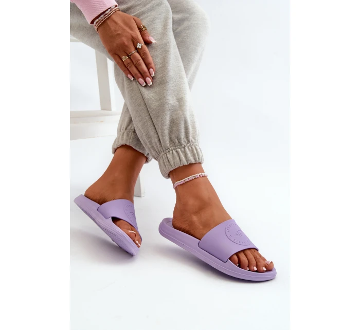 Dámské žabky model 21665898 fialové - 4F