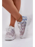 Sneakersy Damskie Z Szydełkową Cholewką Multikolor Jelhiris Sneakersy Damskie Z Szydełkową Cholewką Multikolor Jelhiris