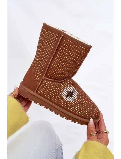 Zdobené Zimní Boty Dámské Camel model 21937551 - Boto