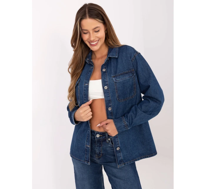 Koszula model 21234049 ciemny niebieski - FPrice