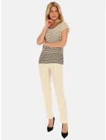 Dámsky Top Over Beige - Potis & Verso Dámsky Top Over Beige - Potis & Verso