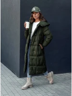 Dámský prošívaný kabát zelený Dstreet model 21978739 - FashionStreet