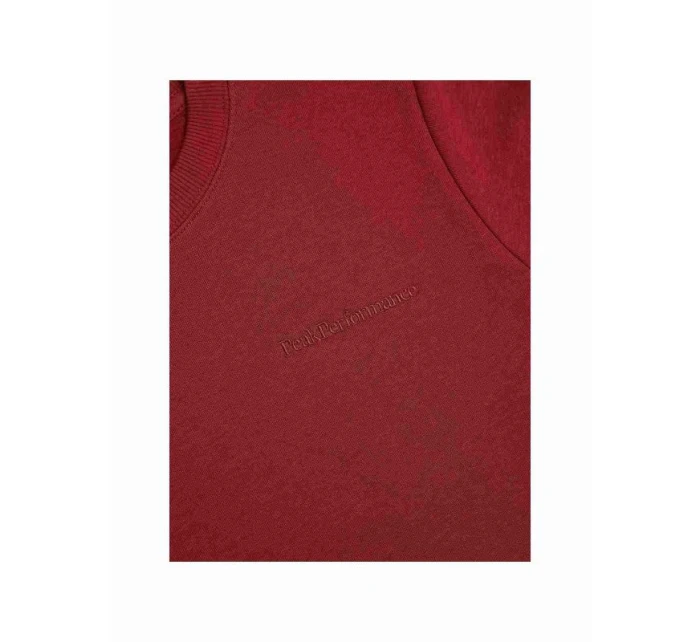 Mikina Peak Performance W Original Small Logo Crew burgundy Mikina Peak Performance W Original Small Logo Crew burgundy