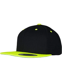 Flexfit 6089M 6-panelová čiapka typu snapback 55.6089 čierna/neónovo žltá
