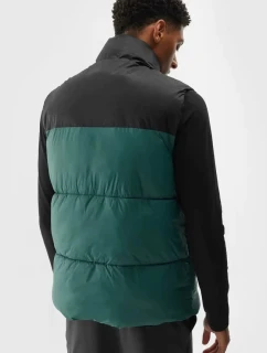 Puchowy Bezrękawnik Męski 4F 4FWAW24TVJAM147-40S Zielona