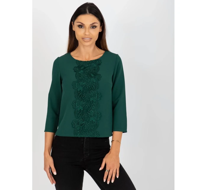 Blúzka LK BZ 506522.07 tmavo zelená