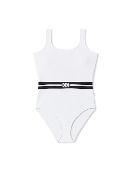 Dámske jednodielne plavky KW0KW00985-YCD - Calvin Klein