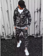 Pánske tmavosivé tepláky moro FashionStreet AX0623 Pánske tmavosivé tepláky moro FashionStreet AX0623