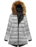 DWUSTRONNA ZIMOWA PARKA DAMSKA Z KAPTUREM model 21242265 - S'WEST