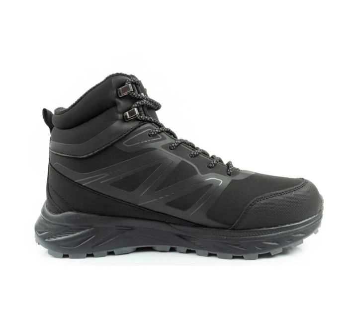 Lee Cooper pánské zimní trekové boty zateplené nepromokavé černé