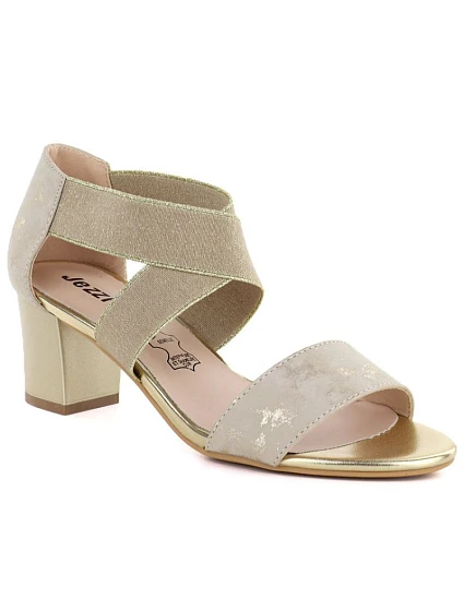 Dámské zlaté sandály se Jezzi model 22081695 - Hikvision